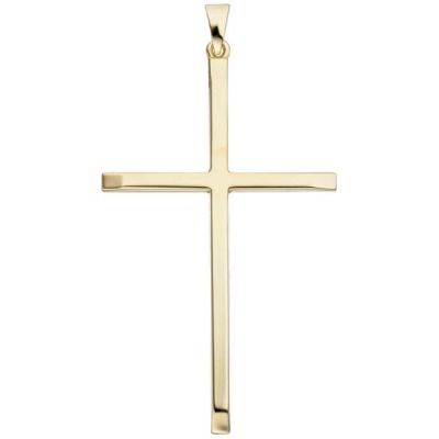 Anhänger Kreuz schmal 333 Gold Gelbgold Kreuzanhänger | 46335 / EAN:4053258306949