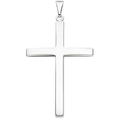 Anhänger Kreuz schmal 925 Silber Kreuzanhänger Silberkreuz | 47097 / EAN:4053258324349