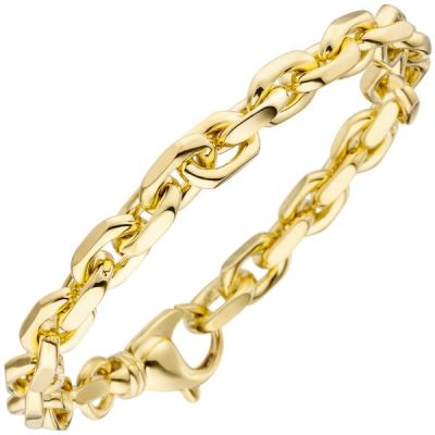 Ankerarmband 585 Gold Gelbgold 21 cm Armband Goldarmband Karabiner | 42732 / EAN:4053258255834