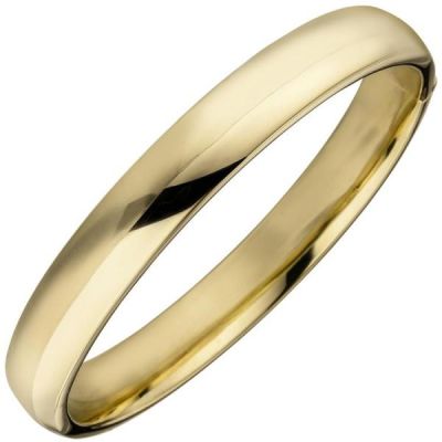 Armreif Armband 925 Sterling Silber gold vergoldet oval | 51073 / EAN:4053258364000