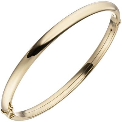 Armreif Armband oval mit Scharnier 375 Gold Gelbgold Goldarmreif | 48599 / EAN:4053258347577