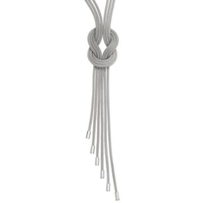 Collier Halskette 3-reihig verschlungen 925 Sterling Silber mattiert 45 cm | 43378 / EAN:4053258265246