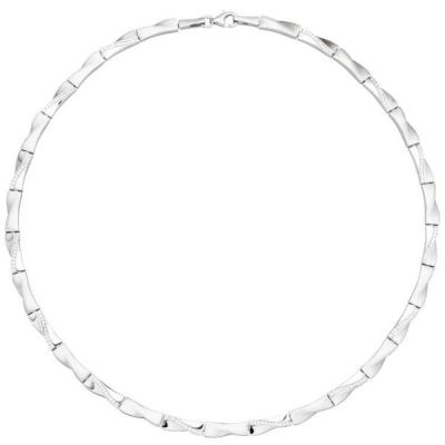 Collier Halskette 925 Silber 154 Zirkonia 45 cm 5,3 mm breit Kette | 52466 / EAN:4053258509296