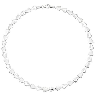 Collier Halskette aus 925 Silber 120 Zirkonia 45 cm Kette Silberkette | 52450 / EAN:4053258509012
