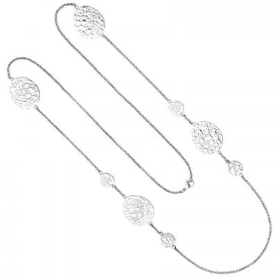 Collier Halskette aus Edelstahl 90 cm Kette | 54265 / EAN:4053258542132