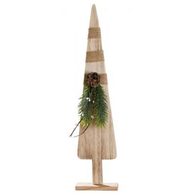Deko-Baum Weihnachtsdekoration aus Holz Christbaum Natur-Deko 46 cm | 11681848 / EAN:4260660219075