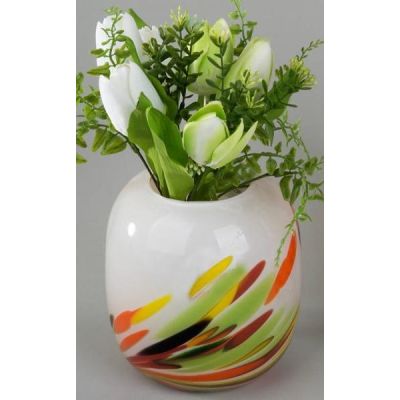 Deko Vase Multicolori aus Glas, 17 cm | 96062 / EAN:4025809865625