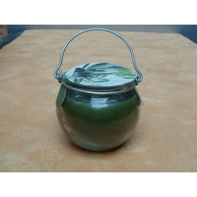 Duftkerze Olive im Henkelglas | 768 / EAN:4019581724232