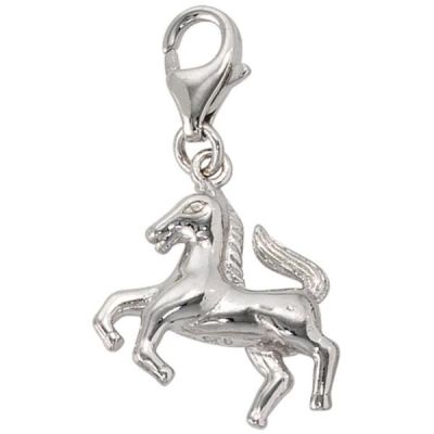 Einhänger Charm Pferd 925 Sterling Silber rhodiniert | 29832 / EAN:4053258095188