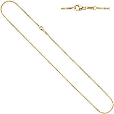 Erbskette 333 Gelbgold 1,5 mm 36 cm Gold Kette Halskette Karabiner | 22674 / EAN:4053258064818