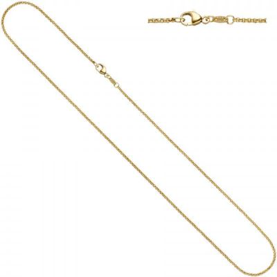 Erbskette 585 Gelbgold 1,5 mm 40 cm Gold Kette Halskette Goldkette Karabiner | 54167 / EAN:4053258540459