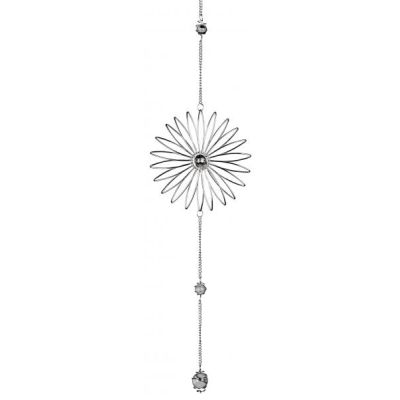 Fensterdeko Blüten-Hänger Silber 58 cm Sonnenfänger | 11684628 / EAN:4260660219778