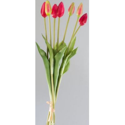 formano Kunstblume rote Tulpen im Bündel, 7 Stück, 42 cm | 11555399 / EAN:4260491149015