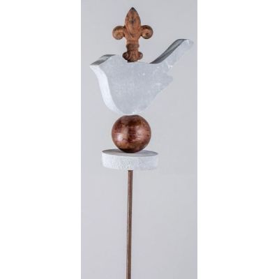 Gartenstecker aus Metall, Motiv Vogel, 115 cm | 11552632 / EAN:4260491146489