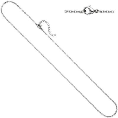 Halskette Edelstahl 2,0 mm 47 cm Kette Karabiner | 45523 / EAN:4053258299456