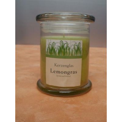 Kerze im Glas mit Deckel, Lemongras | 748 / EAN:4019581906850