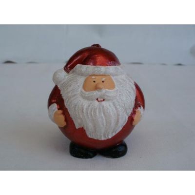 Kerze Weihnachtsmann in Rot und Weiß, ca. 8 cm | 1414 / EAN:4019581541112