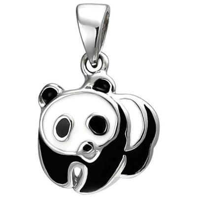 Kinder Anhänger Panda 925 Sterling Silber Silberanhänger | 52630 / EAN:4053258504970