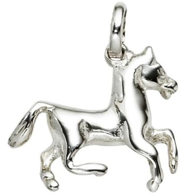 Kinder Anhänger Pferd 925 Sterling Silber Pferdeanhänger | 37888 / EAN:4053258085547