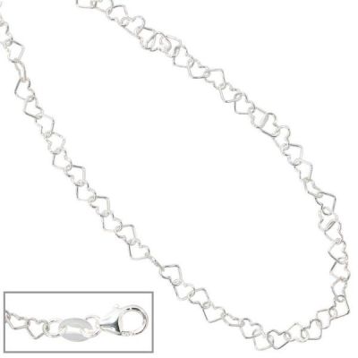 Kinder Collier Halskette aus Herzen Herzchen 925 Sterling Silber 35 cm | 34965 / EAN:4053258085127