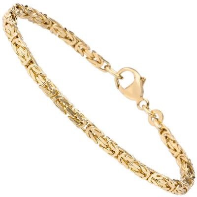 Königsarmband 333 Gold Gelbgold massiv 19 cm Armband Goldarmband | 54192 / EAN:4053258540879