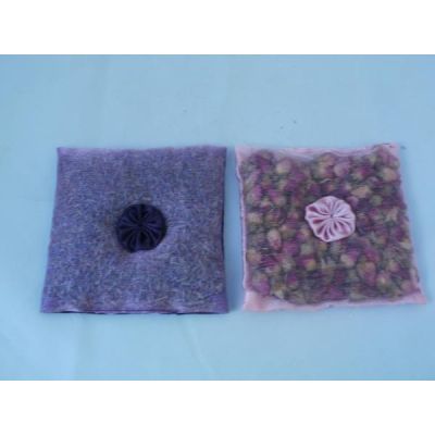 Lavendel - Duftsäckchen Blüten aus Organza | 1127 / EAN:4019581535517