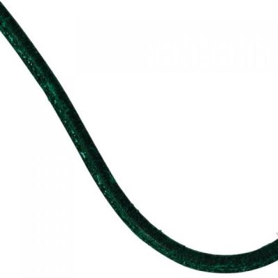Lederschnur dunkelgrün ca. 100 cm lang Halskette Kette Leder | 41746 / EAN:4053258231180
