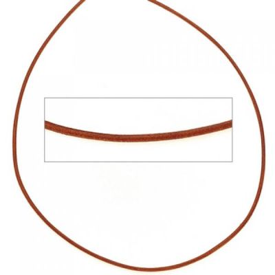 Lederschnur orange ca. 100 cm lang Halskette Leder | 41745 / EAN:4053258241929