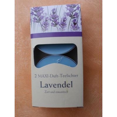 Maxi-Teelichter Lavendel 2 Stück | 760 / EAN:4019581905402