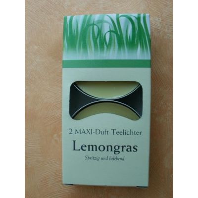 Maxi-Teelichter Lemongras 2 Stück | 759 / EAN:4019581905419