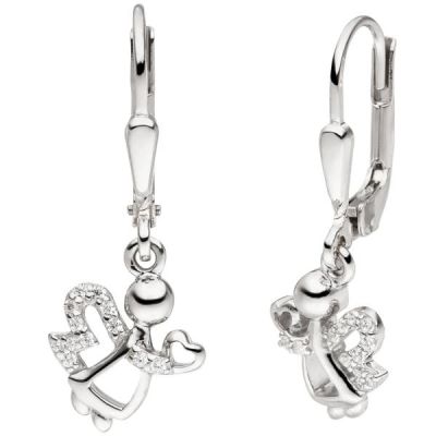 Ohrhänger Engel 925 Sterling Silber 24 Zirkonia Ohrringe | 53352 / EAN:4053258522509