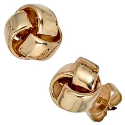 Ohrstecker Knoten 585 Gold Gelbgold Goldohrstecker Goldohrringe | 39586 / EAN:4053258201213