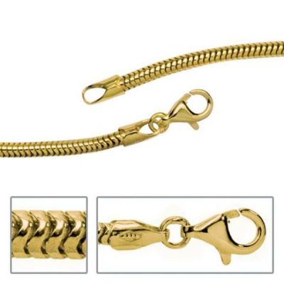 Schlangenkette aus 333 Gelbgold 2,4 mm 50 cm Halskette | 46799 / EAN:4053258314470