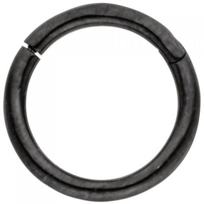 Segmentring Edelstahl schwarz mit Klick-System Ringstärke 1,2 mm | 47026 / EAN:4053258312551