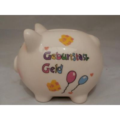 Sparschwein Geburtstags-Geld aus Porzellan | 973 / EAN:4019581905778