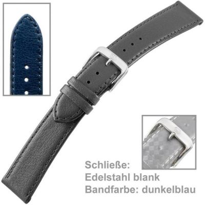 Uhrenarmband Men 18 mm in Dunkelblau | 38955