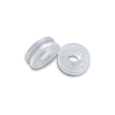 Ohrclip-Polster aus Kunststoff, Einlage für Clips mit Omega-Bügel, 2 Stück | Zub-OC2-1 / EAN:4250887406365