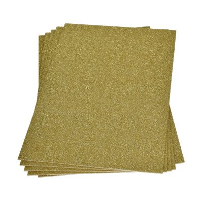Braun - Crea-Soft (Moosgummi) Crepla, 20 x 30 cm - 2 mm Glitter | 1054016