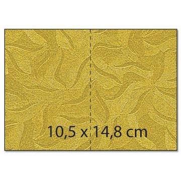 C6 Karte - Umschlag C6 / Karte / Karton A4 Rechteck starfish gold | 651322-0914
