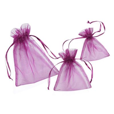 CREApop® Organza-Säckchen lavendel 8 x 10 cm, Beutel a 12 Stück | 3858027 / EAN:4036159441483
