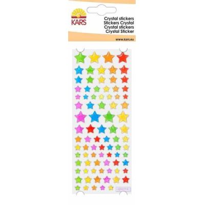 Crystal Sticker Stern klein Mix 8X24CM / 1 Bogen | 121003/1015