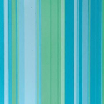 Dekoratives Papier blau-grün gestreift 30,5X30,5 cm | 117010/0068
