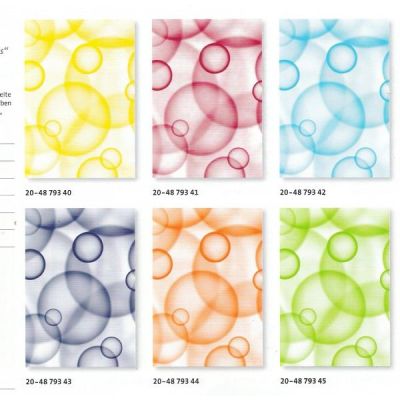 Dunkelblau - Transparentpapier Bubbles | 20-48793 42