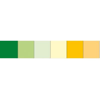 Faltblatt, Origami, Kusudama 10 x 10 cm grün-mint-gelb | 23676899