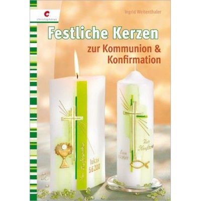 Festliche Kerzen zur Kommunion & Konfirmation | CV 3212 / EAN:9783838832128