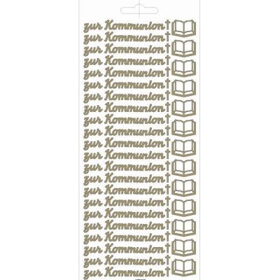 Gold - Sticker zur Kommunion | 24- 23948