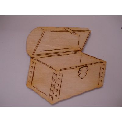 Holz Kleinteil Schatztruhe in unterschiedlichen Größen | RIH5304