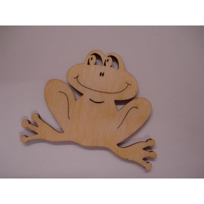 Holz Kleinteile gelasert Frosch und Zubehör | FRH1005