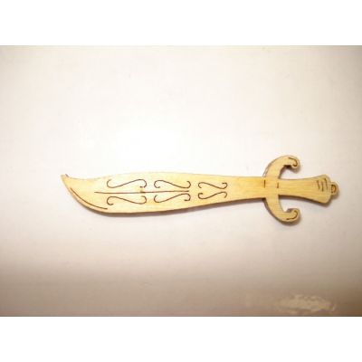 Holz Kleinteile gelasert Schwert | RIH4705