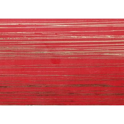 Holzoptik hell - Verzierwachs gemustert rot | 8301 440